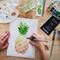 10 PCS Flat Paint Brush Set Art Painting Brushes for Acrylic Watercolor Oil Gouache, Craft Detail Face Body Painting Artist Kit for Kid & Adult